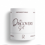 The Discovery Set by Resemble Perfumes, a white cylinder box holding eight 5 ml perfume testers